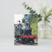 CARTE POSTALE TRAIN À VAPEUR (Debout devant)