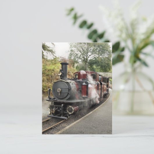 CARTE POSTALE TRAIN À VAPEUR (Debout devant)