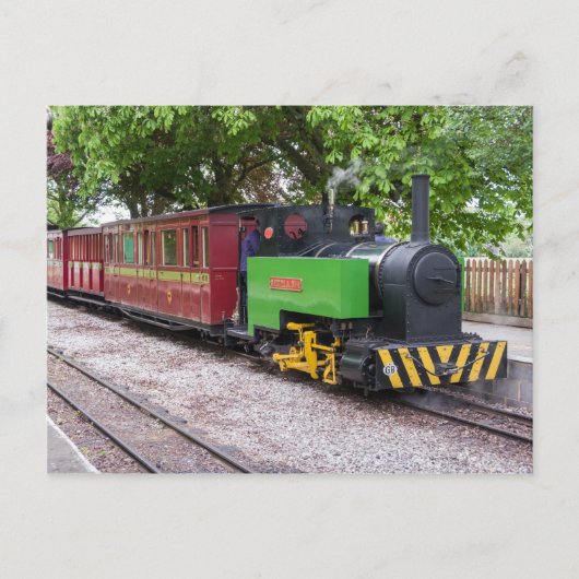 Carte Postale Train à vapeur à Leighton Buzzard (Devant)