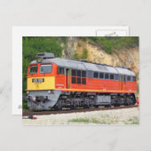 Carte Postale Train automobile hongrois M62 diesel (Devant / Derrière)
