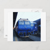 Carte Postale Train bulgare. (Devant / Derrière)