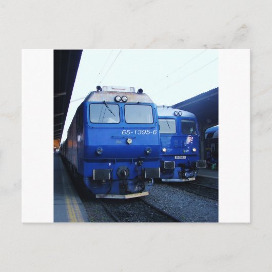 Carte Postale Train bulgare. (Devant)