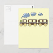 Carte Postale Train Choo Choo (Devant / Derrière)