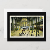 Carte Postale Train Concourse, Chicago Union Station - Vintage (Devant / Derrière)