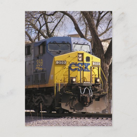 Carte Postale Train CSX (Devant)
