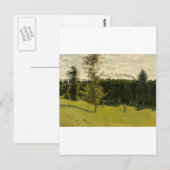 Carte Postale Train dans la campagne (1870) (Devant / Derrière)