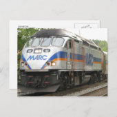 Carte Postale Train de banlieue (Devant / Derrière)