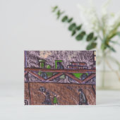 CARTE POSTALE TRAIN DE BREWERY (Debout devant)