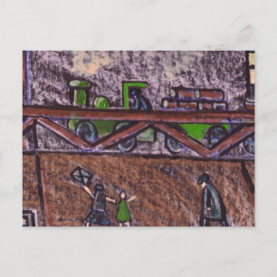 CARTE POSTALE TRAIN DE BREWERY