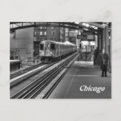 Carte Postale Train de Chicago (Devant)