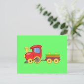 Carte Postale Train de dessin (Debout devant)