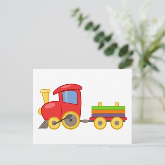 Carte Postale Train de dessin (Debout devant)