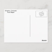 Carte Postale Train de Durango Silverton au dépôt de Silverton (Dos)