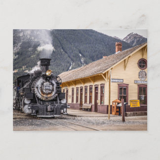 Carte Postale Train de Durango Silverton au dépôt de Silverton