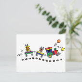 Carte Postale Train de fête (Debout devant)