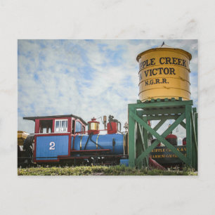 Carte Postale Train de Gage étroit à Cripple Creek, Colorado