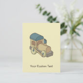 Carte Postale Train de jouets (Debout devant)
