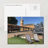 Carte Postale train de la douane (Devant / Derrière)