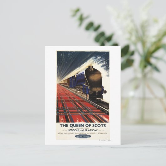 Carte Postale Train de la Reine des Écossais Pullman (Debout devant)