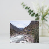 Carte Postale Train de la vallée de la rivière Urubamba Cusco Pé (Debout devant)
