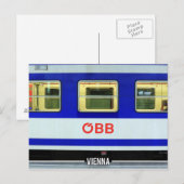 Carte Postale Train De Métro De Vienne, Autriche (Devant / Derrière)