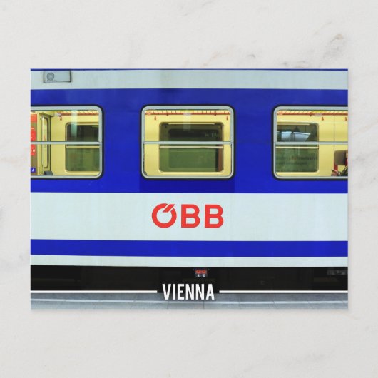 Carte Postale Train De Métro De Vienne, Autriche (Devant)