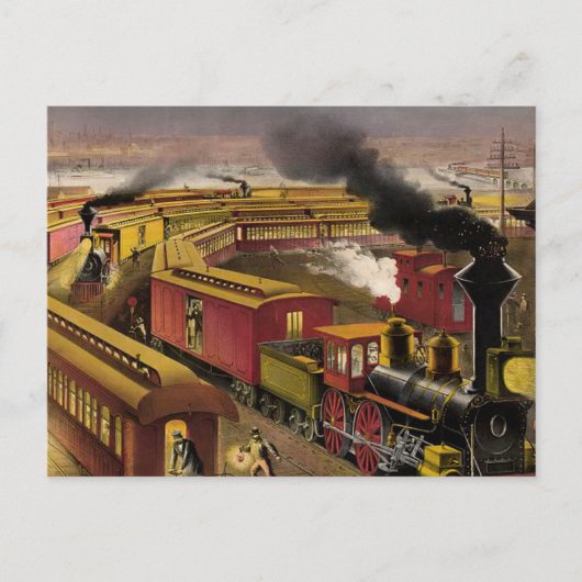 Carte Postale Train de nuit TEE (Devant)