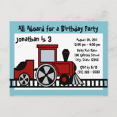 Carte Postale Train de piste (Devant)