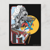 Carte Postale Train de relève Superman (Devant)