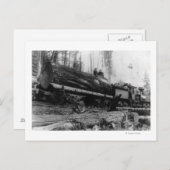 Carte Postale Train de transport d'hommes et de (Devant / Derrière)