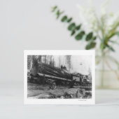 Carte Postale Train de transport d'hommes et de (Debout devant)