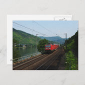 Carte Postale Train de voyageurs à Saint-Aldegund (Devant / Derrière)