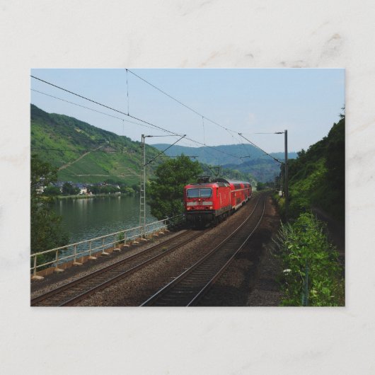 Carte Postale Train de voyageurs à Saint-Aldegund (Devant)