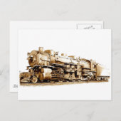 Carte Postale Train de Wabash (Devant / Derrière)