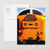 Carte Postale Train diesel britannique Deltic (2) (Devant / Derrière)