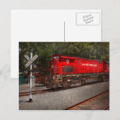 Carte Postale Train - Diesel - Morristown Erie (Devant / Derrière)