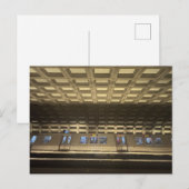Carte Postale Train du métro de Washington (Devant / Derrière)