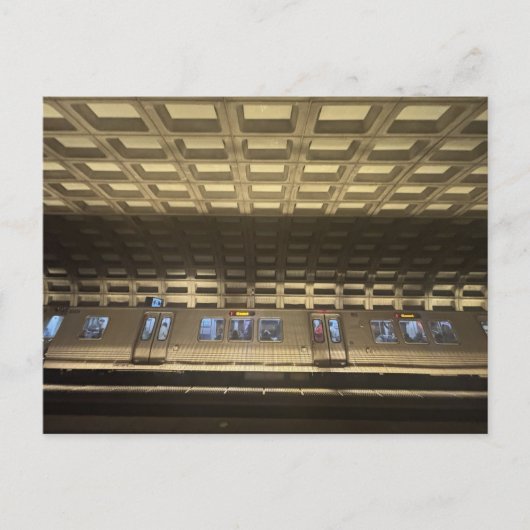 Carte Postale Train du métro de Washington (Devant)