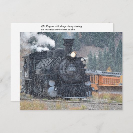 Carte Postale Train Durango 480 (Devant / Derrière)