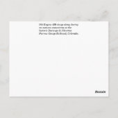 Carte Postale Train Durango 480 (Dos)