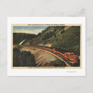 Carte Postale Train Empire Builder