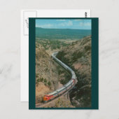 Carte Postale Train en Apache Canyon, NM Vintage (Devant / Derrière)