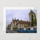 Carte Postale Train en Suisse (Devant / Derrière)