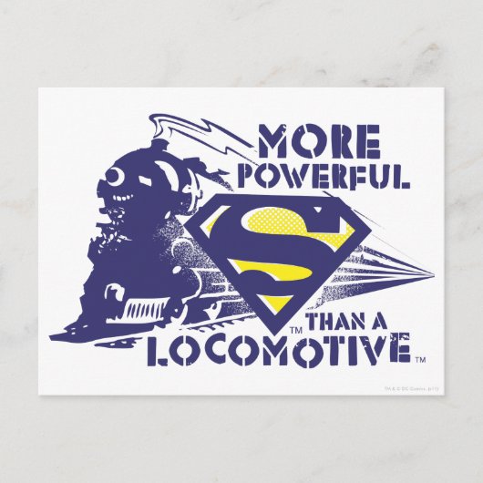 Carte Postale Train et logo (Devant)