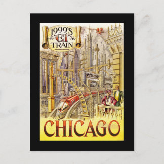 Carte Postale Train ferroviaire de l'avenir