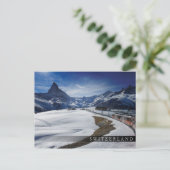 Carte Postale Train ferroviaire Gornergrat et Matterhorn à Zerma (Debout devant)