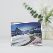 Carte Postale Train ferroviaire Gornergrat et Matterhorn à Zerma (Debout devant)
