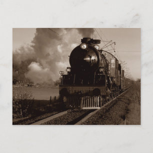 Carte postale ~ TRAIN FERROVIAIRE TRAVERSEUR CAMPA