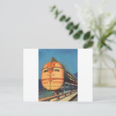Carte Postale Train futur (Debout devant)