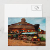 Carte Postale Train - Guerre civile - Général Haupt 1863 (Devant / Derrière)